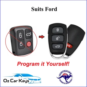 For Ford FPV Falcon Fairmont Fairlane BA BF FG Territory SX SY XT Remote No key - Picture 1 of 14