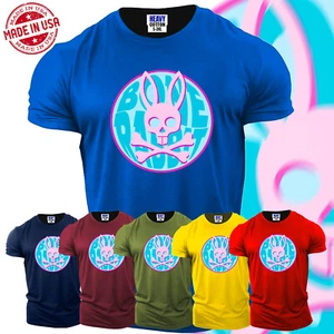 Prestige Globe Bone Rabbit Funny Men Short Sleeve T Shirt USA New Sarcastic Gift - Picture 1 of 12