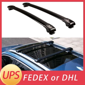 2Pcs Lockable Roof Rail Rack Cross Bar Crossbar for WEY Tank 500 2022 - 2024 - Picture 1 of 8