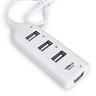 New Mini 4 Port USB 2.0 High Speed Hub 480 Mbps for PC Laptop