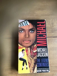 Michael Jackson the Legend Continues Music Video VHS SEALED BRAND NEW - Picture 1 of 3