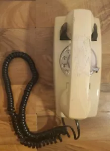 Vintage Stromberg Carlson Rotary Wall Telephone Phone Beige Untested As Is - Picture 1 of 13