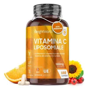 Vitamina C Liposomiale Sistema Immunitario Ossa Pelle Stanchezza Vitamina C Pura - Foto 1 di 9