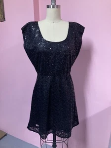 Abito da festa J.Crew nero paillettes 0 $198 - Foto 1 di 4