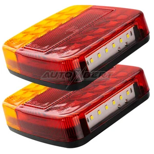 2 taillights lighting trailers LED trailer lighting tractors accessories E4 - Picture 1 of 9