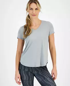 Ideology Women's V-Neck T-Shirts 3 Pk. Short Sleeve Black, Grey, White Med. NEW - Picture 1 of 10