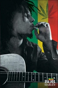 A3 Bob Marley Colourful Artwork Reggae Legend Print Music Poster - Picture 1 of 1