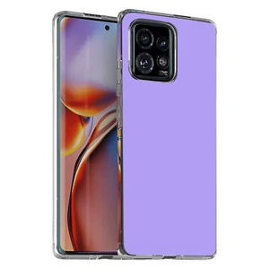 For Motorola (Edge,One 5G,Ace,UW,X40,30),Slim Cover,Lavender Purple Print,USA - Picture 1 of 21