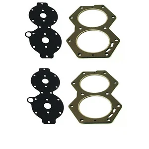Junta de cabeza Johnson Evinrude 85 90 115 hp V4 + junta de cubierta de agua 18-2956 318358 - Imagen 1 de 3
