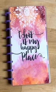 'This is my Happy Place' Juego de 4 usos con media hoja Nuevo en caja Happy Planner- - Imagen 1 de 4