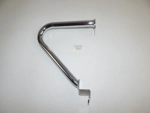 2001-14 TRIUMPH BONNEVILLE RT LEFT SIDE CHROME CRASH GUARD FRAME ENGINE PROTECTO - Picture 1 of 5