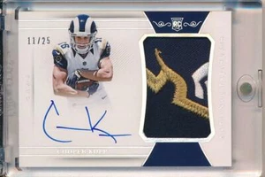 Cooper Kupp 2017 National Treasures RPA RC Logo Patch Auto nt 99 Holo Silver /25 - Picture 1 of 2