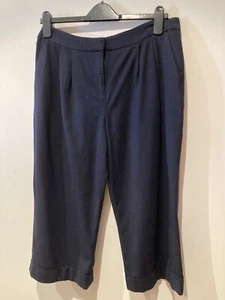 Ladies Navy Wool Culottes Size 14. Ref 287 - Picture 1 of 3