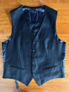 SuitSupply Ferrara Weste V-Ausschnitt 100% Wolle Navy 5 Knöpfe US Größe 40 S - Bild 1 von 13