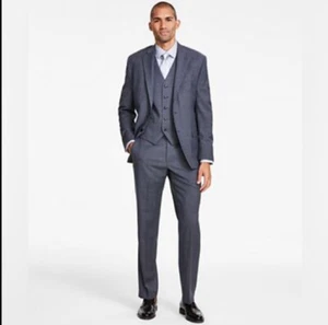Michael Kors 2 Piece Suit 44R Charcoal Gray - Classic Fit (Tailored Fit) Wool - Picture 1 of 15