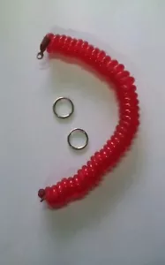 Vespa Px First Series Fluorescent Red Keychain - Picture 1 of 1
