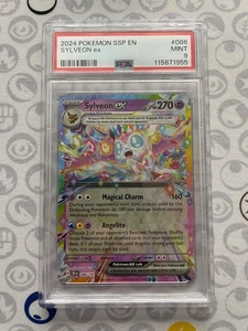 Pokemon SV Scarlet Violet SSP Surging Sparks Double Rare Sylveon ex 086 PSA 9 - Bild 1 von 2