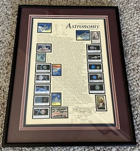 A Glimpse of the Past Through the Astronomy Stamp Collection Jack Rabbit Matted - Picture 1 of 6