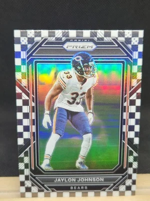 2022 Prizm Jaylon Johnson #53 Black & White Checkerboard - Image 1 of 4