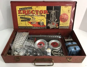 Vintage ERECTOR SET No. 6 1/2 All Electric AC Gilbert WORKING MOTOR G *READ* - Picture 1 of 17