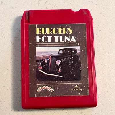 HOT TUNA "Burgers" QUAD 8-Track Tape QUADRAPHONIC RARE HARD BLUES ROCK - Image 1 of 4