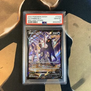 Umbreon V PSA 10 Brilliant Stars TG22/TG30 Pokémon Gem Mint - Picture 1 of 2