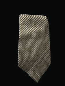 Van Heusen braune strukturierte Seidenkrawatte für Herren formelle Kleidung Accessoire T01 P - Bild 1 von 2