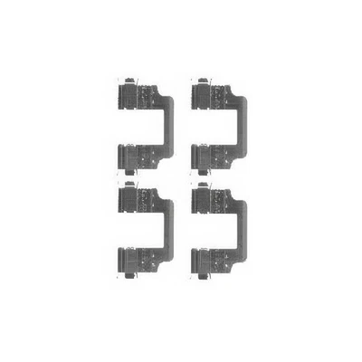 DELPHI LX0455 Brake Pad Fitting Kit Rear Mounting Set Fits Land Rover Discovery - Image 1 of 4