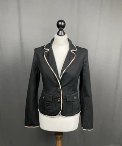 Burberry Nova Check Damen Blazer Jacke Schwarz Größe UK 8 US 6 - Bild 1 von 11