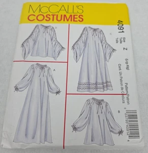 McCall's 4091 Chemise Underdress 2 lengths Medieval Faire Costume Pattern LG-XL - Picture 1 of 6