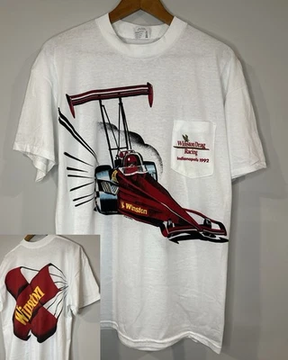Camiseta de colección envolvente Winston Cup Drag Racing NHRA talla XL EE. UU. Cig NOS Foto 1 de 4