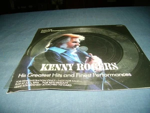 Kenny Rogers Flexi Disc 33 RPM 1986 ( Rare ) - Picture 1 of 2