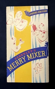 Collectible 1937 Special Edition Schenley's Menu Mixer Cocktail Recipe Booklet - Picture 1 of 8