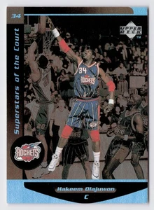 1997-98 Upper Deck Superstars of the Court Hakeem Olajuwon #C6 HOUSTON ROCKETS - Picture 1 of 2