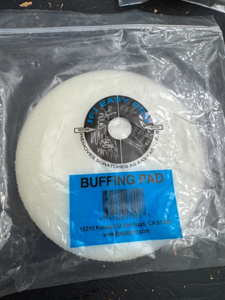 JFJ Pro Easy Buffing Pad Media Resurface Clean Video Games DVD CD Blu Ray New - Image 1 of 2
