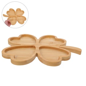  Piatto in legno a forma di cuore: tagliere da portata trifoglio - frutta rustica - Foto 1 di 12