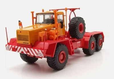 PREMIUM CLASSIXXS, FAUN Koloss 6x4 Arancione e Rosso, 1/43,  PRX47113 - Immagine 1 di 4