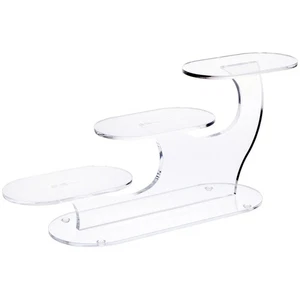 Plymor Clear Acrylic 3-Item Display Riser, 8" H x 19.5" W x 5" D - Picture 1 of 1
