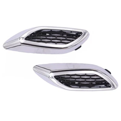 Front Chrome Fender Side Air Vent Grille Trim for Maserati For Levante Set of 2 - Image 1 of 4