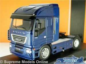 IVECO STRALIS MODEL LORRY TRUCK CAB UNIT 1:43 SCALE IXO BLUE 2012 TR031 WAGON K8 - Picture 1 of 6