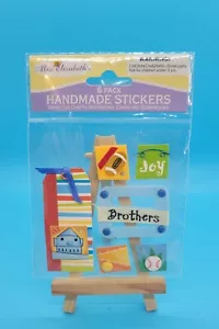 Miss Elizabeth's 6 Pack Family Brothers Stickers Scrapbook Sticker Pack NIP - Picture 1 of 3