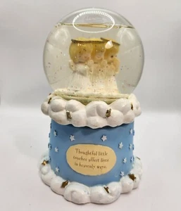 Hallmark Gourmet Gifts 3 Angeli che Pregano Globo Acqua - Foto 1 di 7