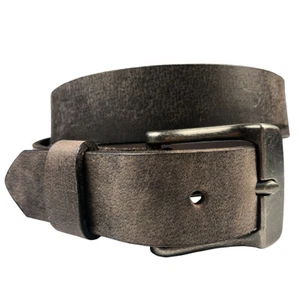 1.25" Crazy Horse Solid Buffalo Leather Belt Made in Canada by Zelikovitz - Picture 1 of 24