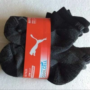 Puma Coolcell Cushioned Boys Ankle Socks 5-6.5 fit child 4-8.5 shoes - Picture 1 of 7