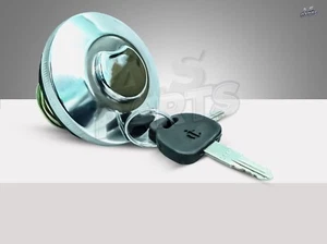 Tapa de tanque de combustible bloqueable cromada con llaves para Suzuki Samurai Gypsy de la mejor calidad - Imagen 1 de 8