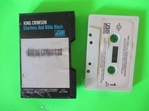 KING CRIMSON STARLESS AND BIBLE BLACK CASSETTE TAPE SLIP CASE RARE - Picture 1 of 2