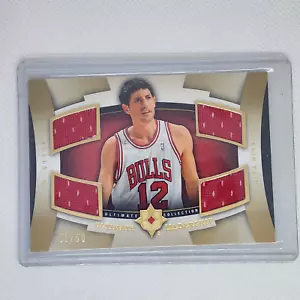 2007-08 UD Ultimate Collection Kirk Hinrich Bulls Ultimate Leadership Gold 01/50 - Picture 1 of 2