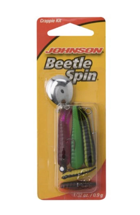 Kit de señuelo de pesca suave Johnson Beetle Spin Crappie, 1/32 OZ Foto 1 de 1