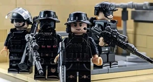 Custom Printed LEGO Minifigure (4x) Special Operations Black Ops Alpha Squad - Picture 1 of 12