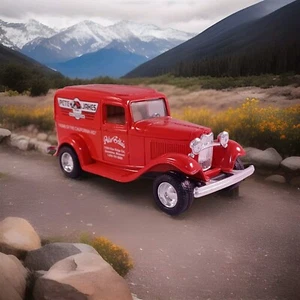 1932 Ford Panel Delivery Truck Red Pete & Jakes Hot Rod ERTL Bank Diecast 1:24 - Picture 1 of 7